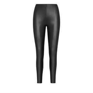 Skims faux leather zip leggings